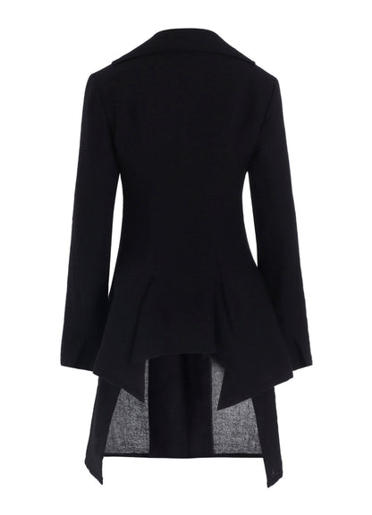 WOOL GAUZE FRILLED JACKET