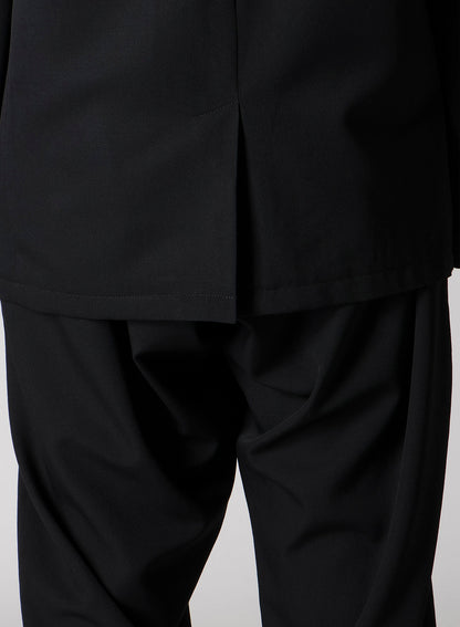 WOOL GABARDINE DOUBLE JACKET