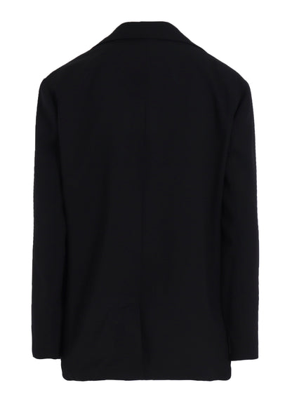 WOOL GABARDINE DOUBLE JACKET
