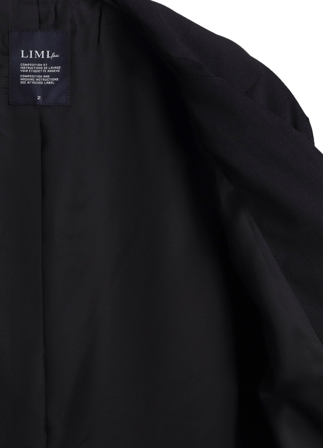 WOOL GABARDINE DOUBLE JACKET