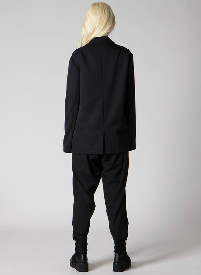 WOOL GABARDINE DOUBLE JACKET