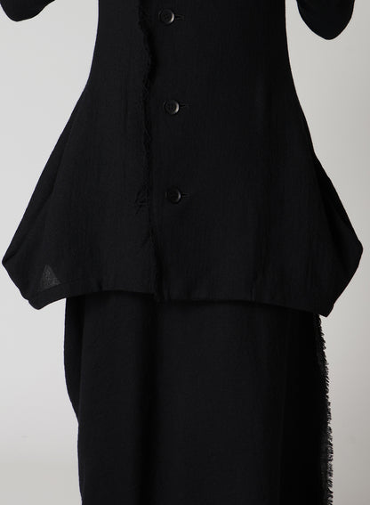 WOOL VIYELLA PUFF JACKET