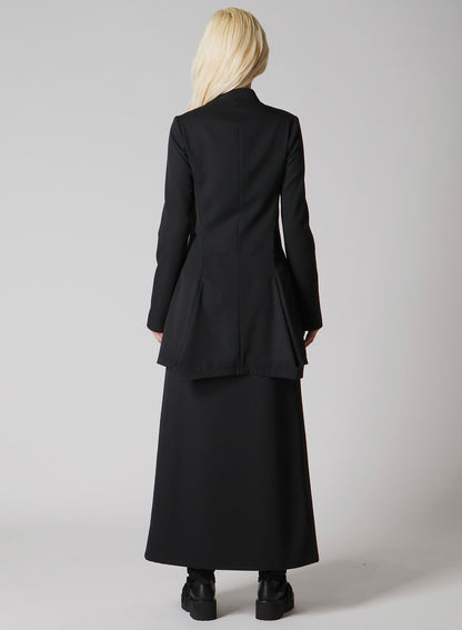 WOOL GABARDINE PUFF JACKET