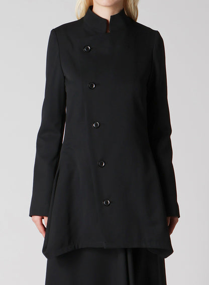 WOOL GABARDINE PUFF JACKET
