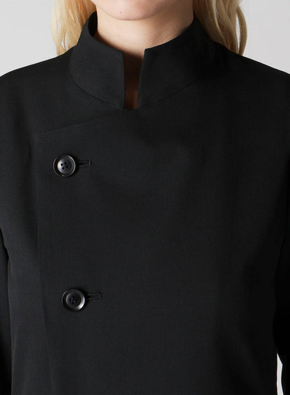WOOL GABARDINE PUFF JACKET
