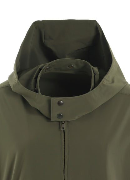 ASYMMETRY BLOUSON WITH HOODIE