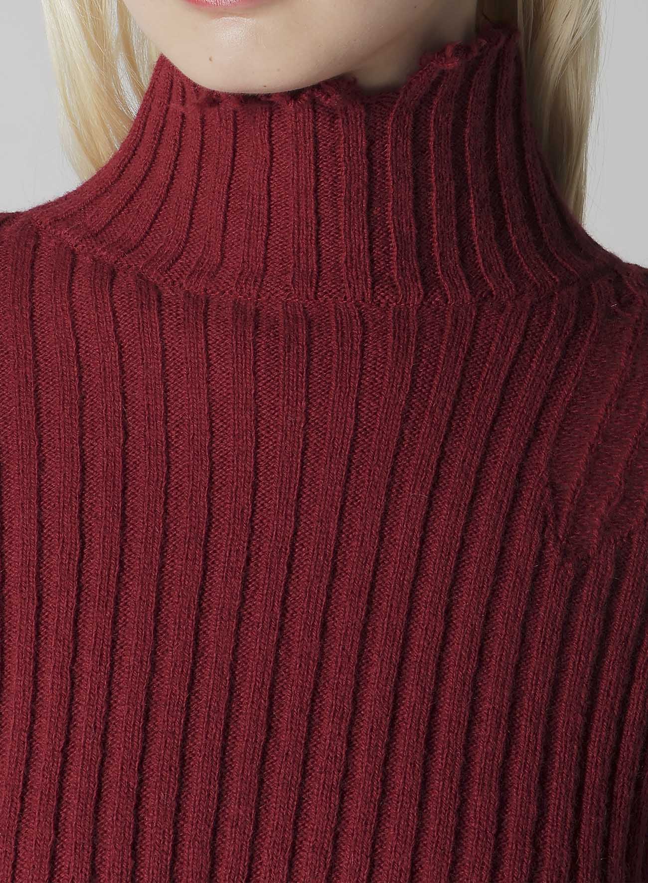 CRUSHED RIB PULLOVER