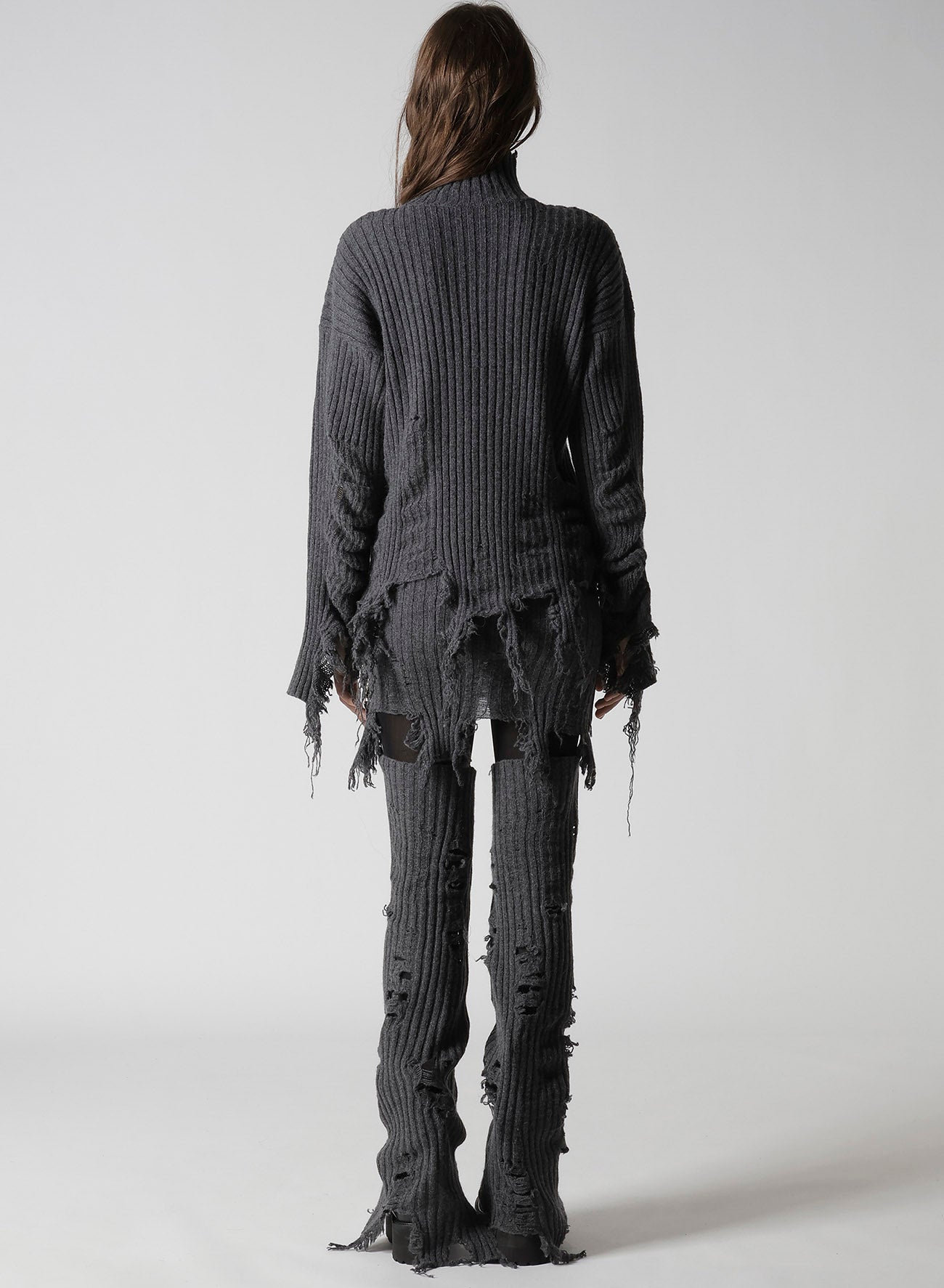 CRUSHED RIB PULLOVER