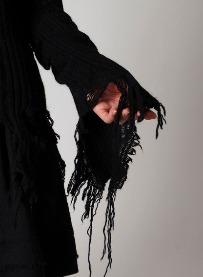CRUSHED RIB PULLOVER