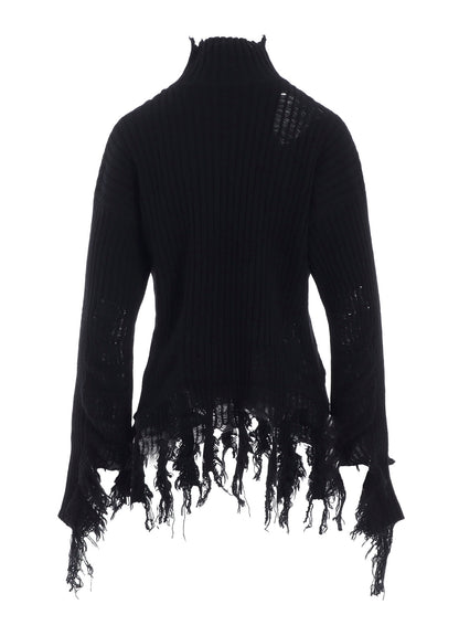 CRUSHED RIB PULLOVER