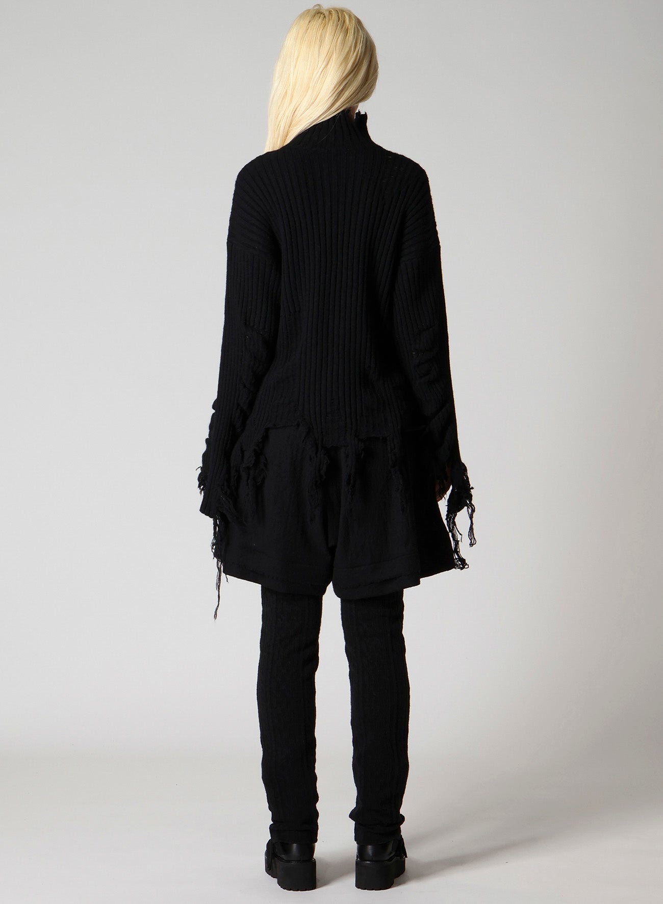 CRUSHED RIB PULLOVER