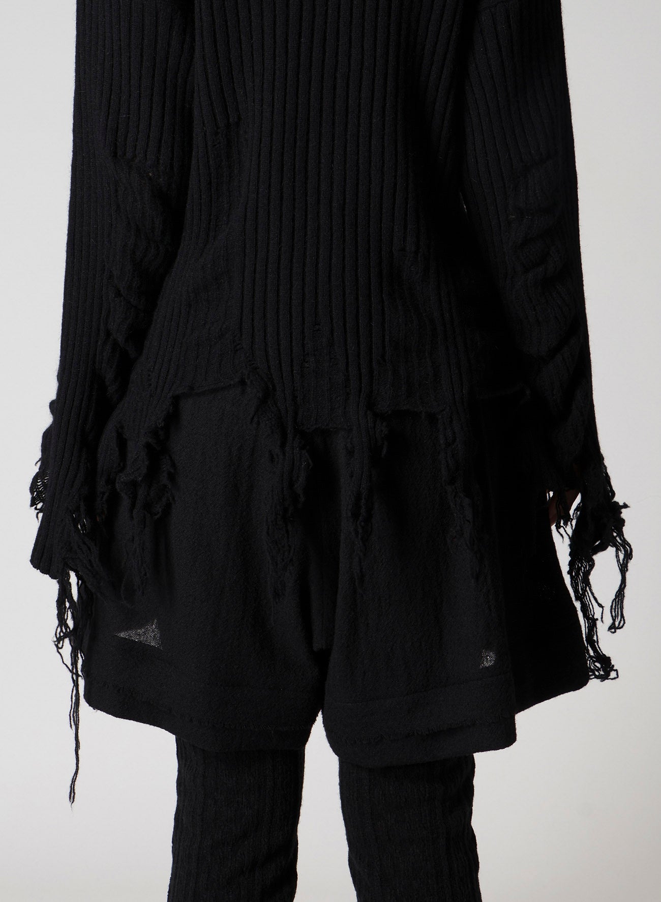 CRUSHED RIB PULLOVER