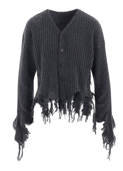 CRUSHED RIB CARDIGAN