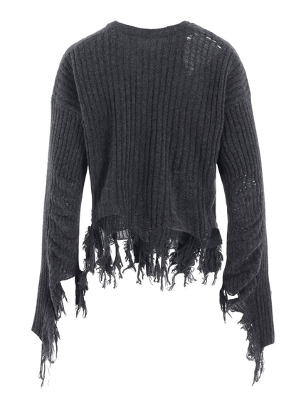 CRUSHED RIB CARDIGAN