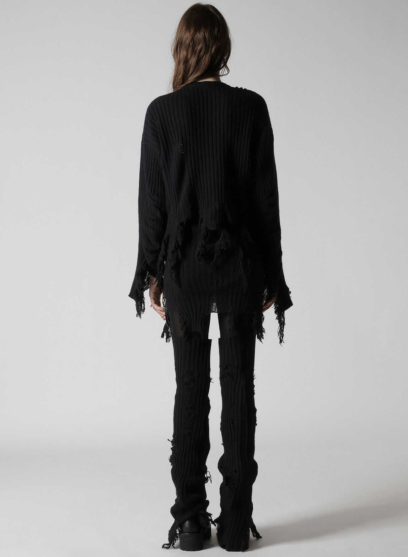 CRUSHED RIB CARDIGAN