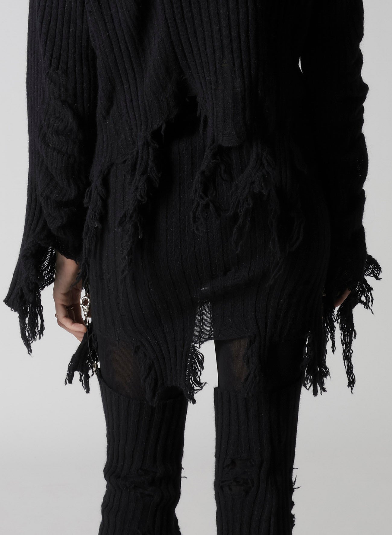 CRUSHED RIB CARDIGAN
