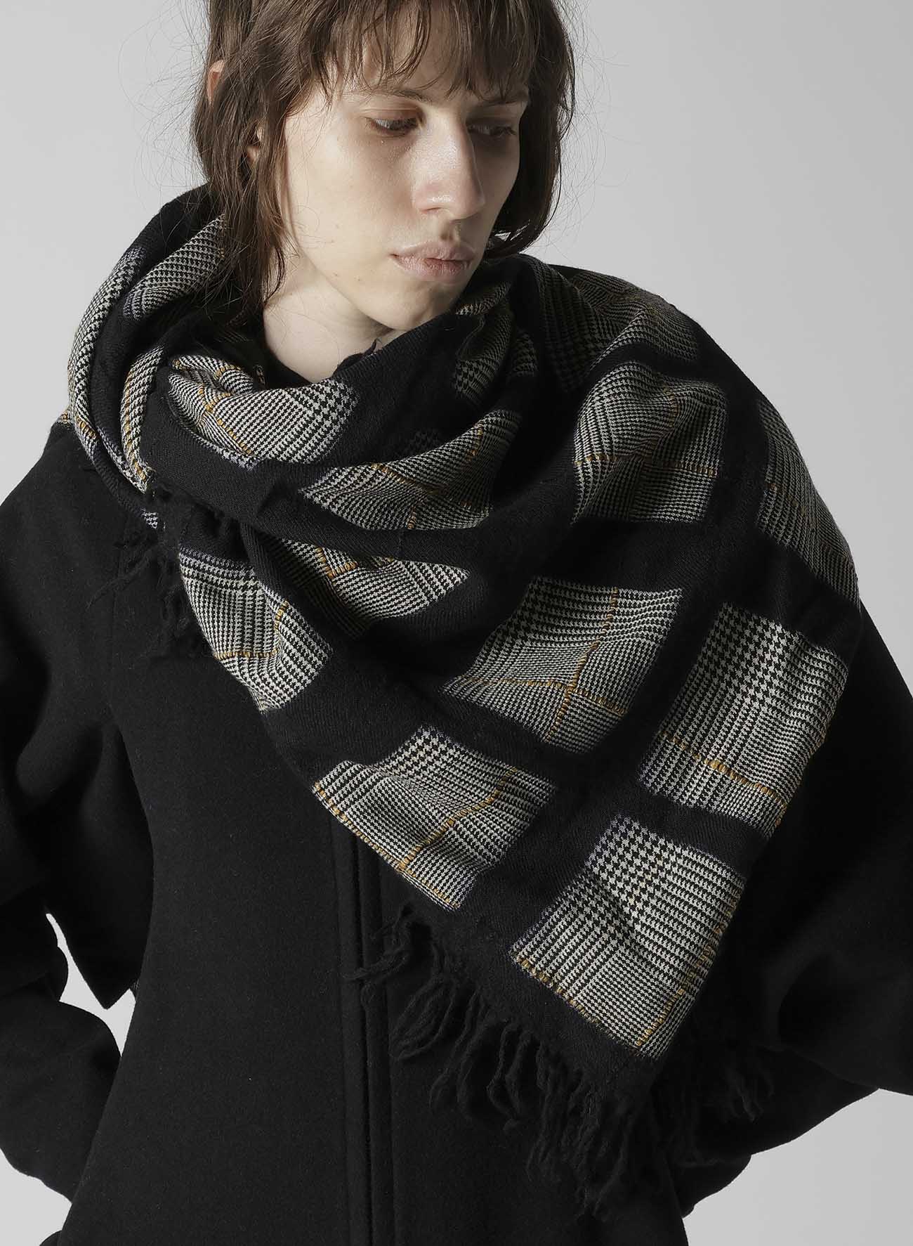 ITAJIME DYED STAGGERED BIG SCARF