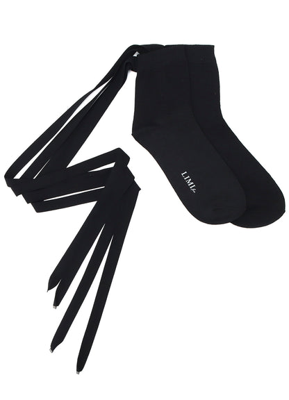 FLAT LOGO LACE-UP SOCKS