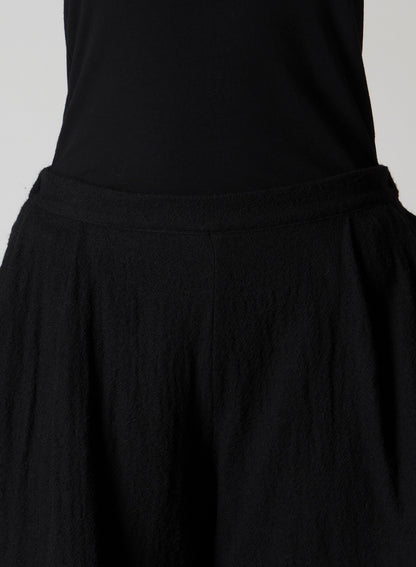 WOOL GAUZE LEGGINGS ATTACHED PANTS