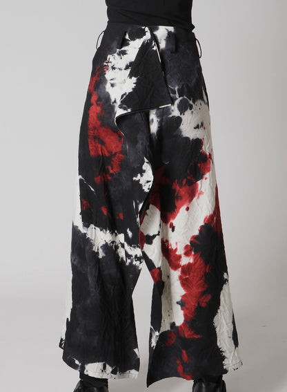 CHUSEN DYED VIYELLA FRILLED PANTS