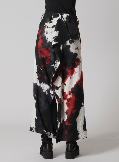 CHUSEN DYED VIYELLA FRILLED PANTS