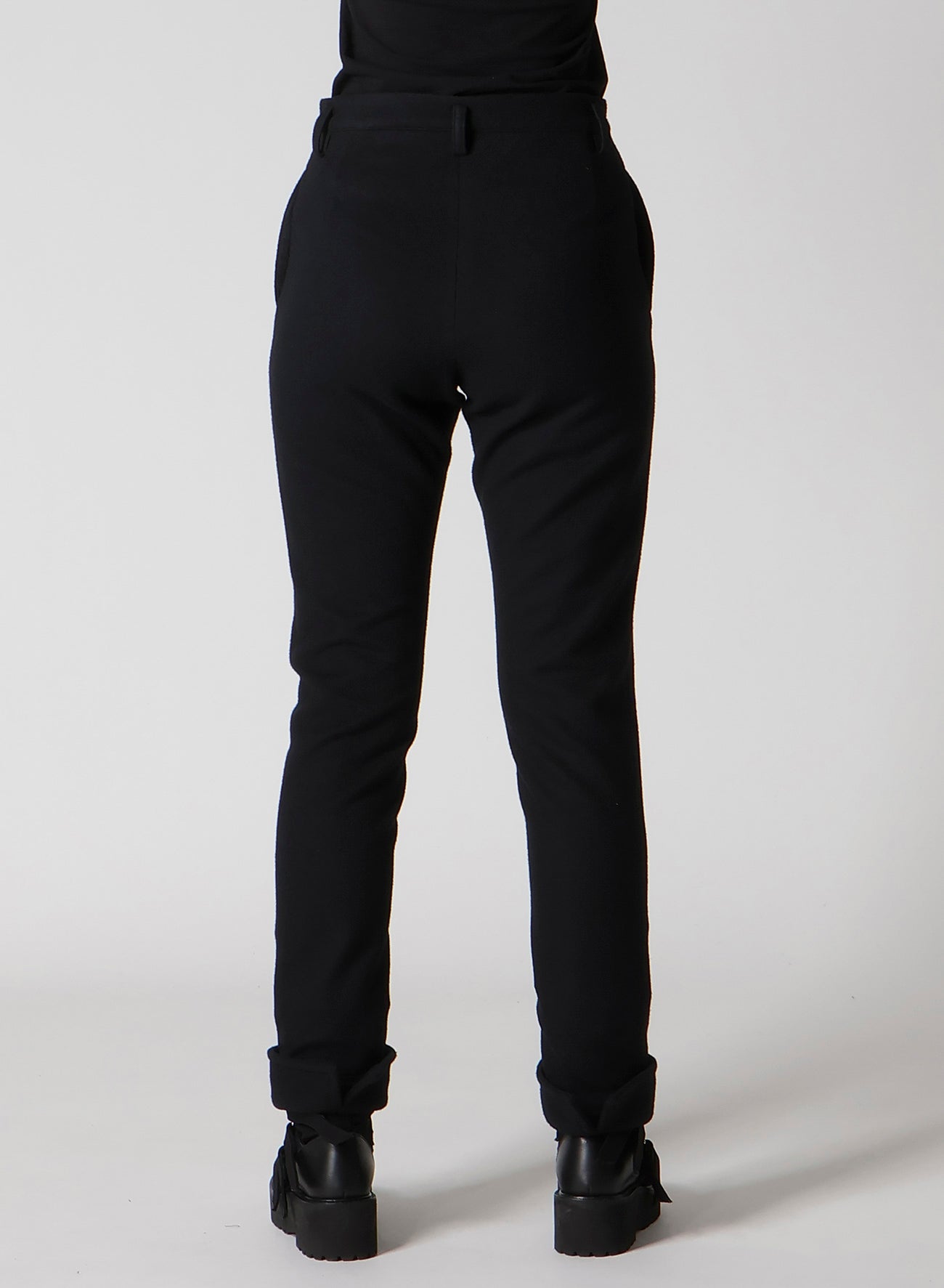 LIGHT MOSSER SLIT SLIM PANTS
