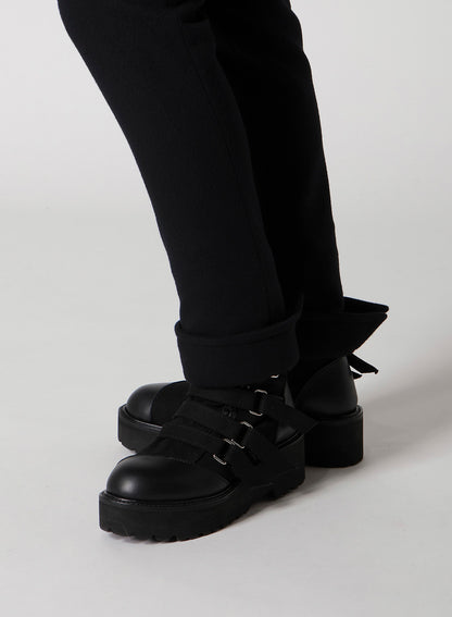 LIGHT MOSSER SLIT SLIM PANTS