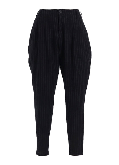 STRIPE GAUZE TUCK SLIM PNATS
