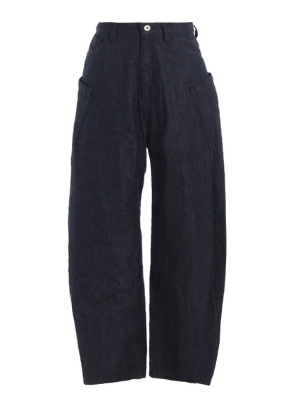 8oz DENIM SIDE DARTS PANTS