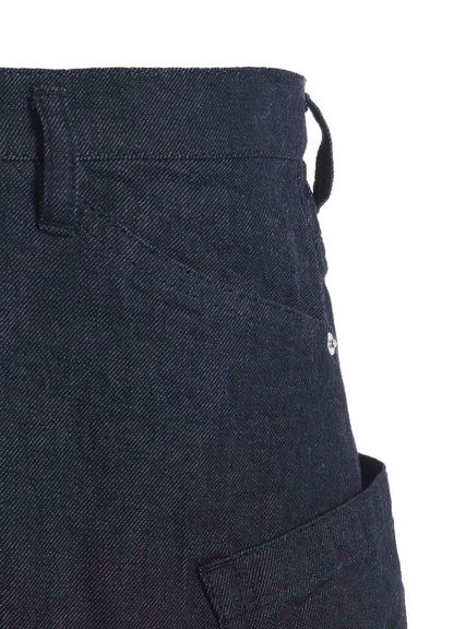 8oz DENIM SIDE DARTS PANTS