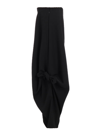 DOUBLE SATIN TIED PANTS A