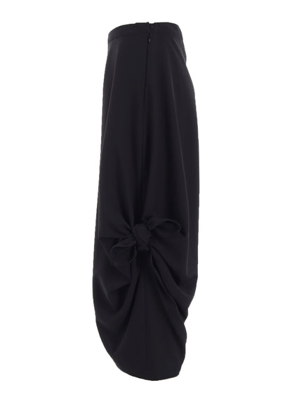 DOUBLE SATIN TIED PANTS A