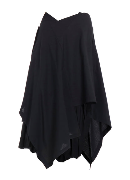 TROPICAL PLEATS CONBINATION SKIRT