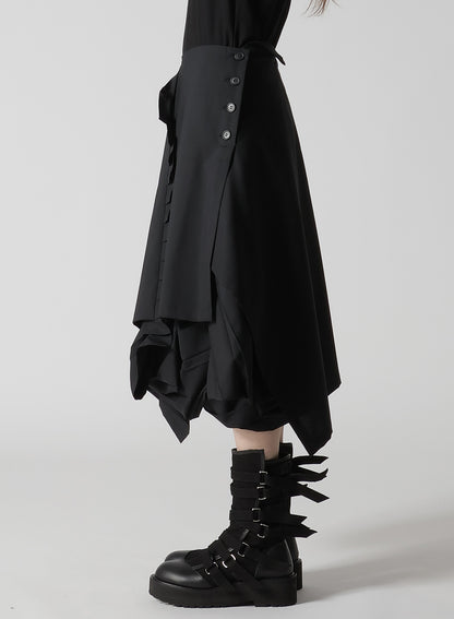 TROPICAL PLEATS CONBINATION SKIRT