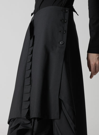 TROPICAL PLEATS CONBINATION SKIRT