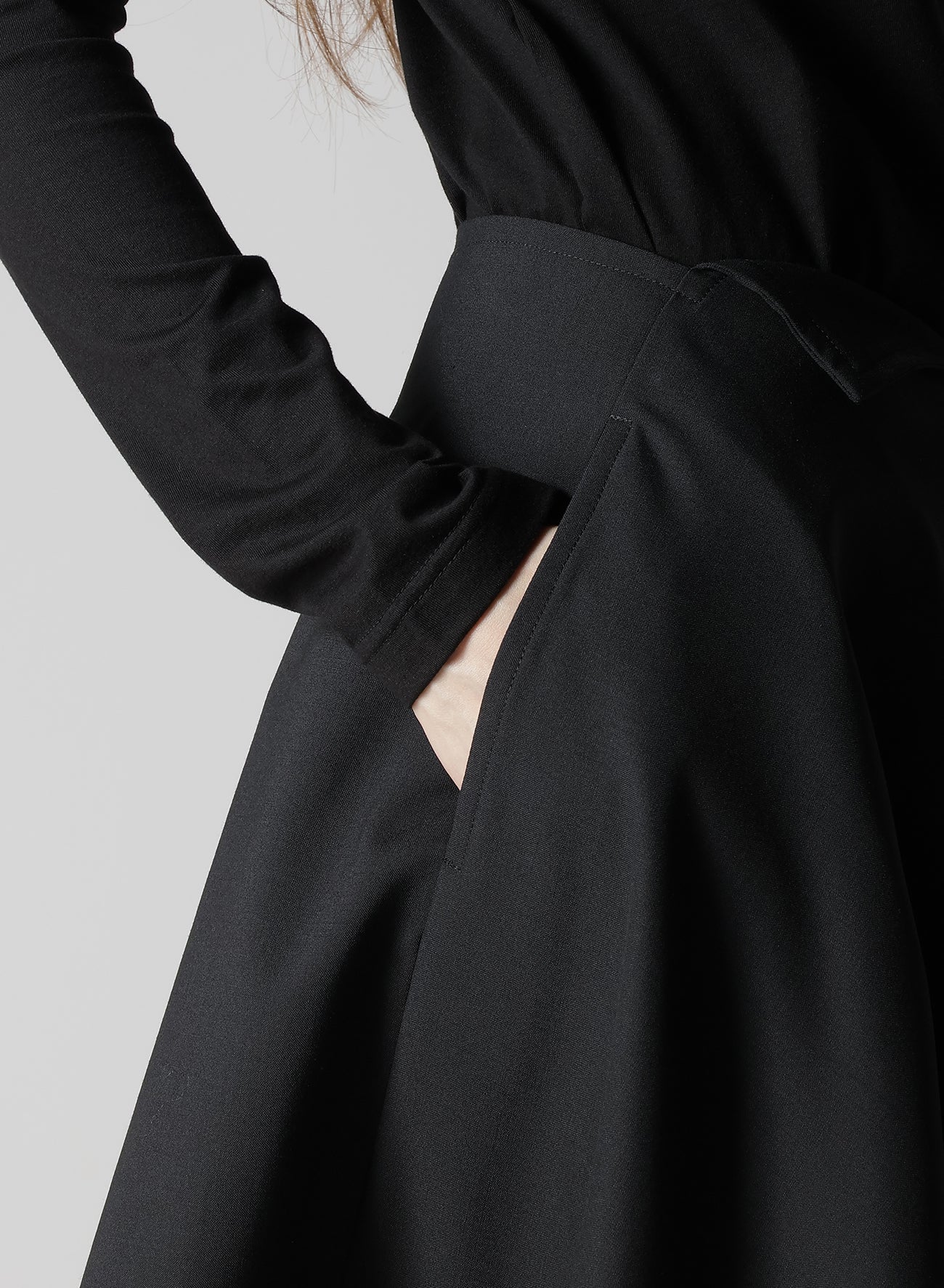 TROPICAL PLEATS CONBINATION SKIRT
