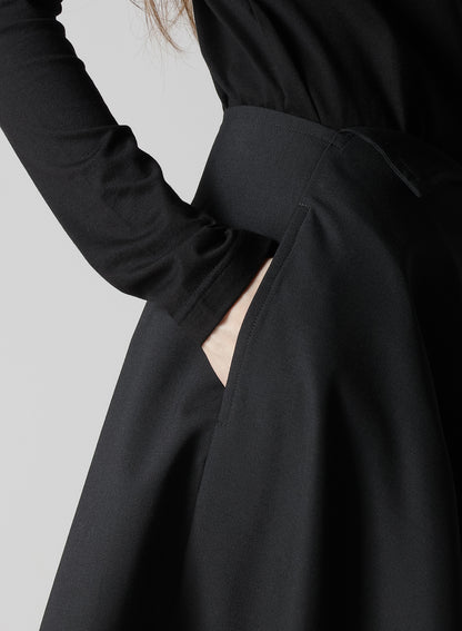 TROPICAL PLEATS CONBINATION SKIRT