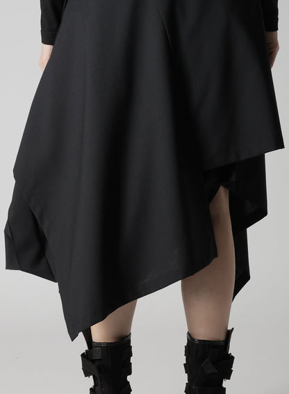 TROPICAL PLEATS CONBINATION SKIRT
