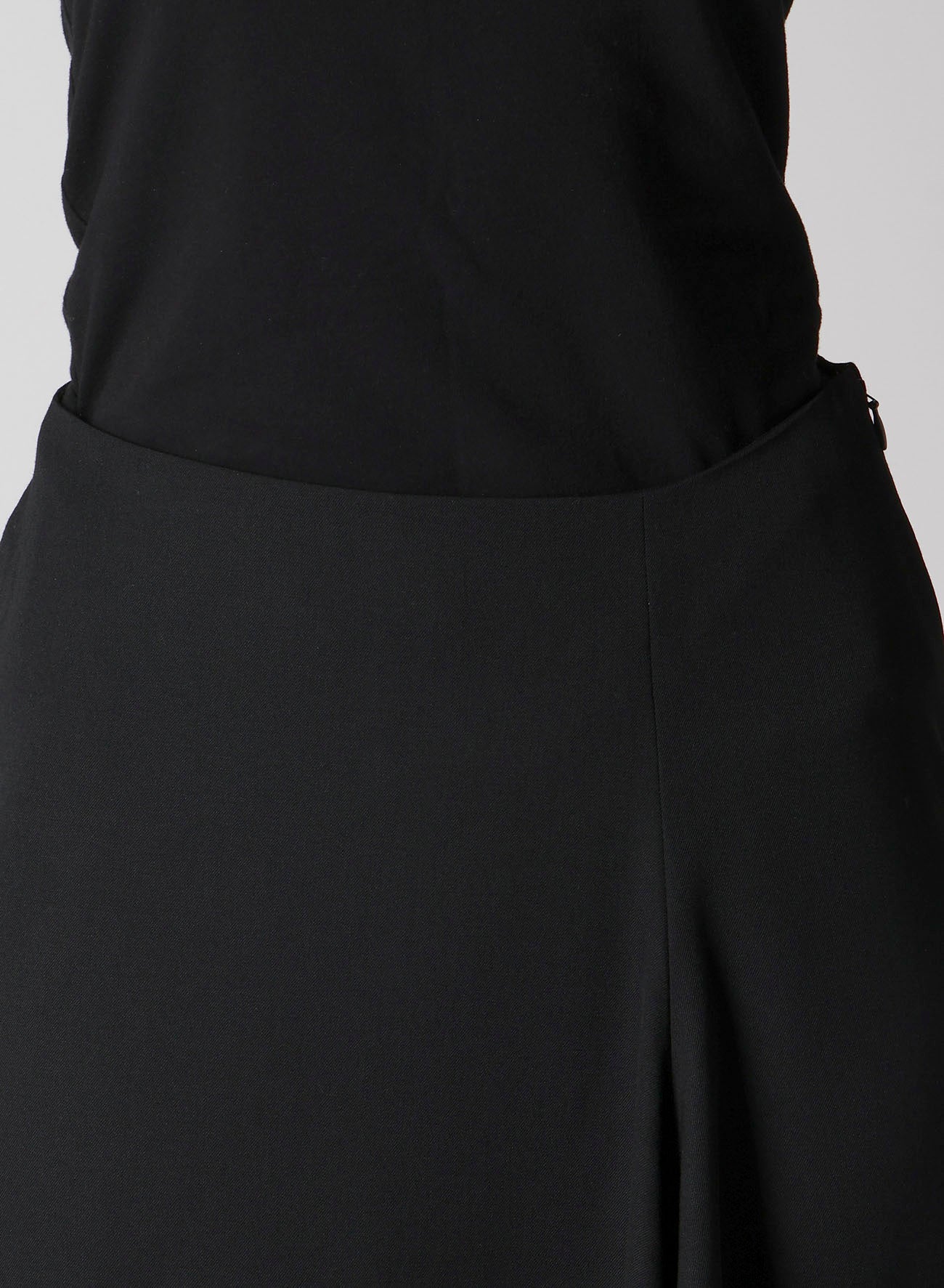 WOOL GABARDINE PUFF SKIRT