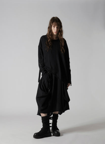 WOOL VIYELLA D RING SKIRT