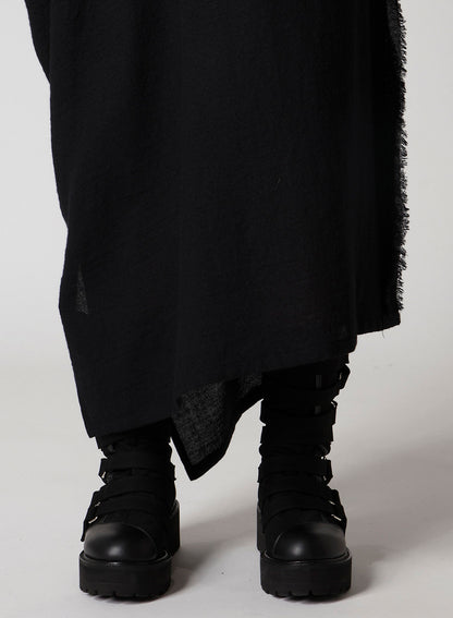 WOOL VIYELLA PUFF SKIRT