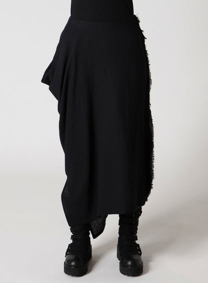WOOL VIYELLA PUFF SKIRT