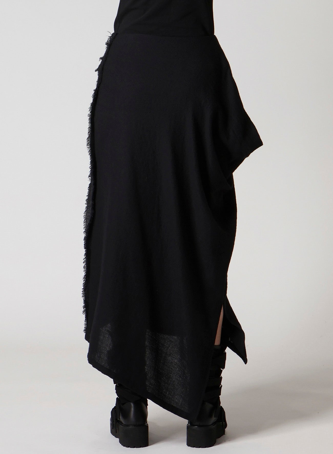 WOOL VIYELLA PUFF SKIRT