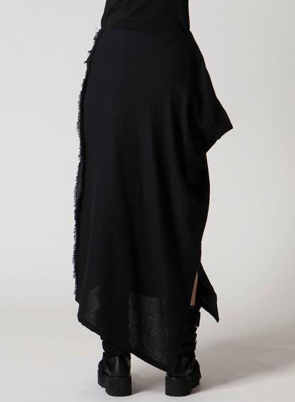 WOOL VIYELLA PUFF SKIRT