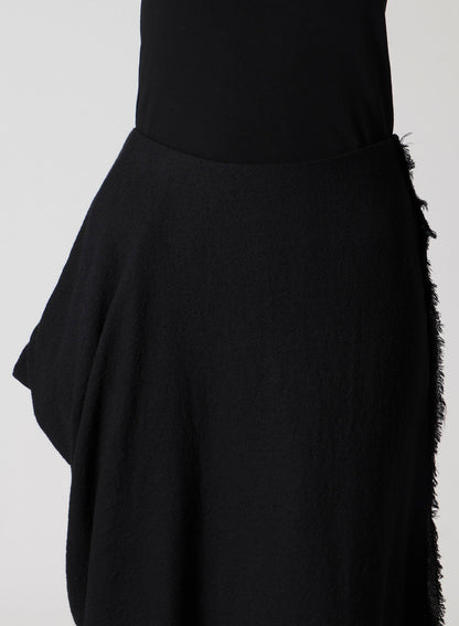 WOOL VIYELLA PUFF SKIRT