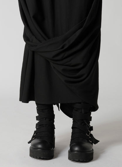 MILLED GABARDINE TWIST SKIRT