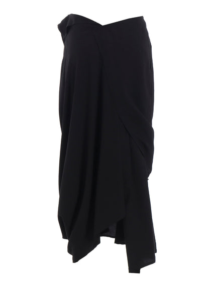 MILLED GABARDINE TWIST SKIRT