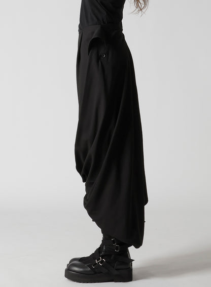 MILLED GABARDINE TWIST SKIRT