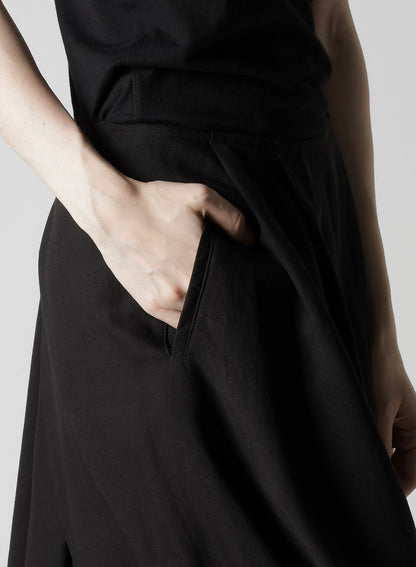MILLED GABARDINE TWIST SKIRT