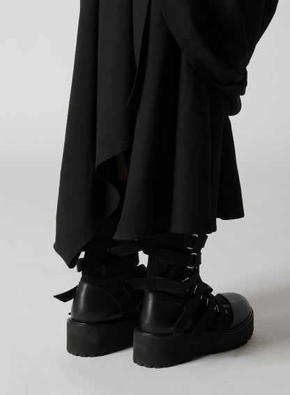 MILLED GABARDINE TWIST SKIRT